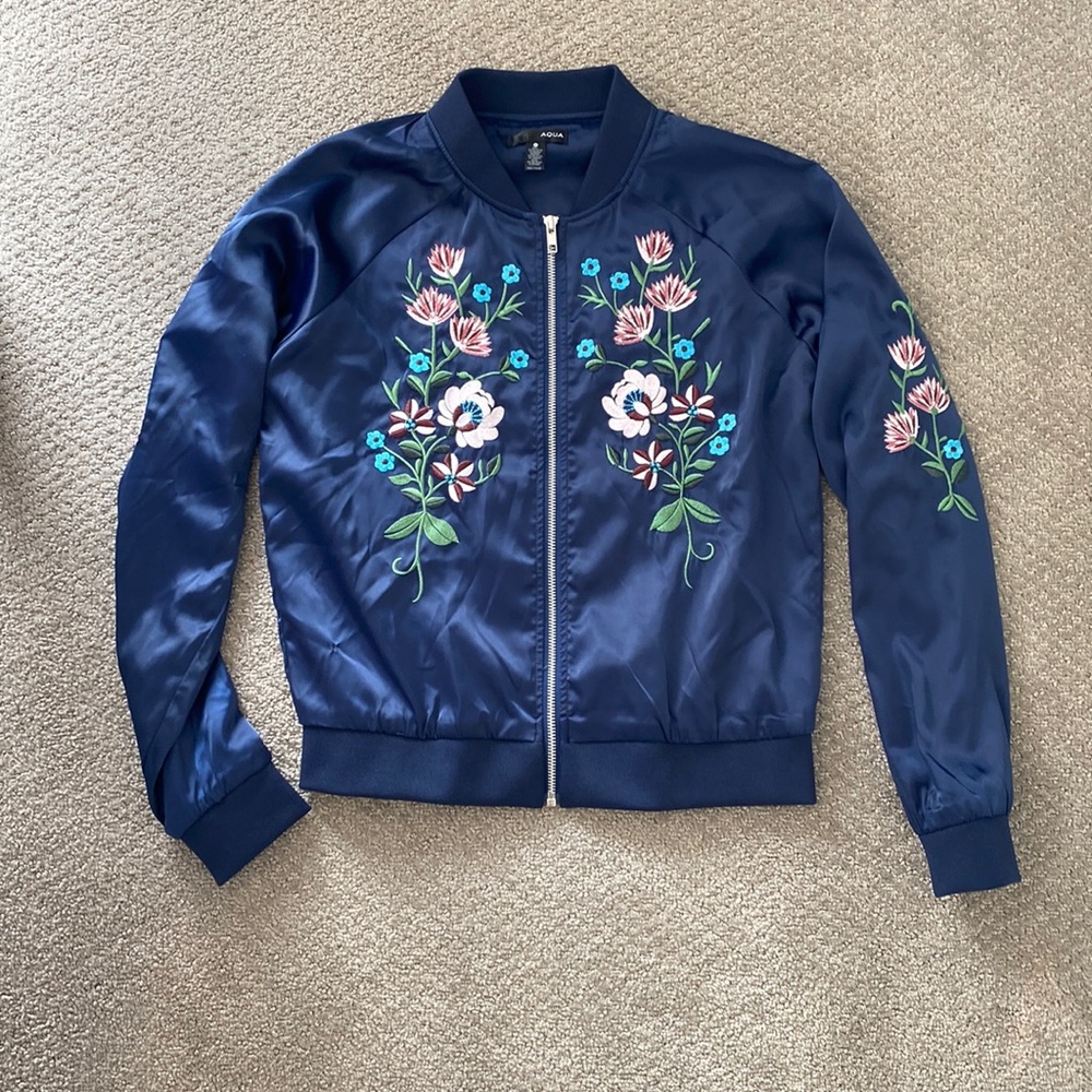 Aqua Bomber Jacket